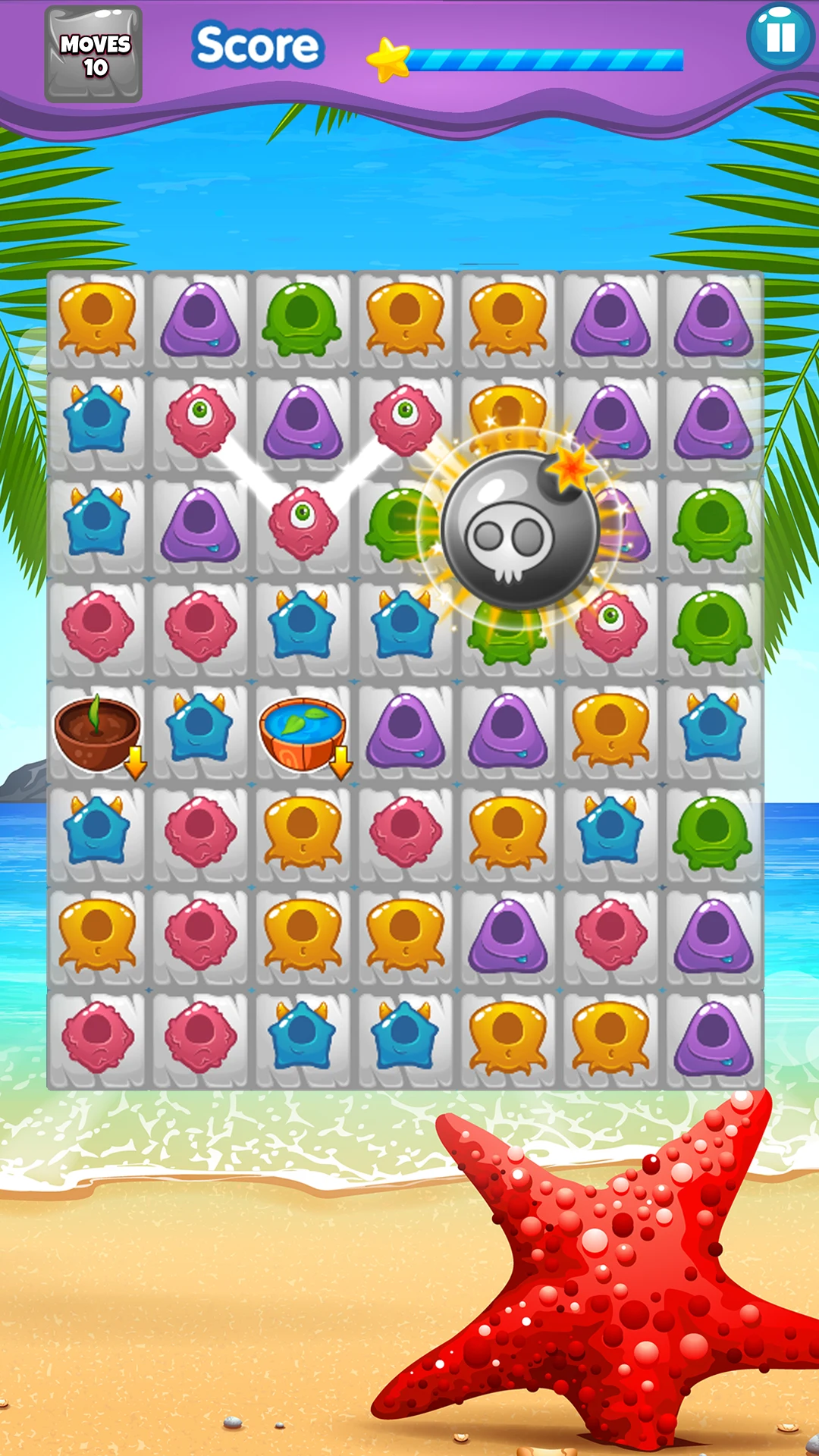 Monster Match 3 : Brain Game screenshot