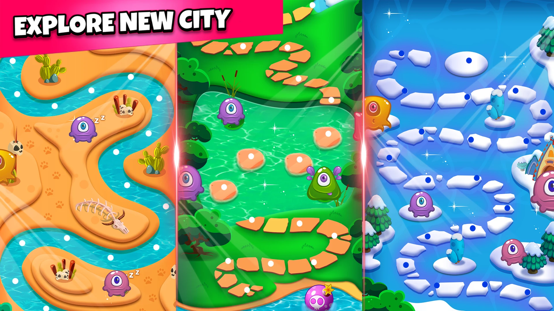 Monster Match 3 : Brain Game screenshot